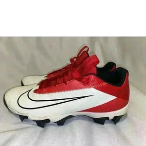 Nike Vapor Edge  "University Red/Black/Summit White" Boys' Football Cleat Size 8